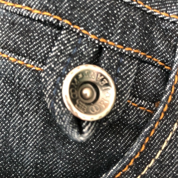 BOOM BOOM DARK DENIM JEAN SHORTS - Picture 6 of 7